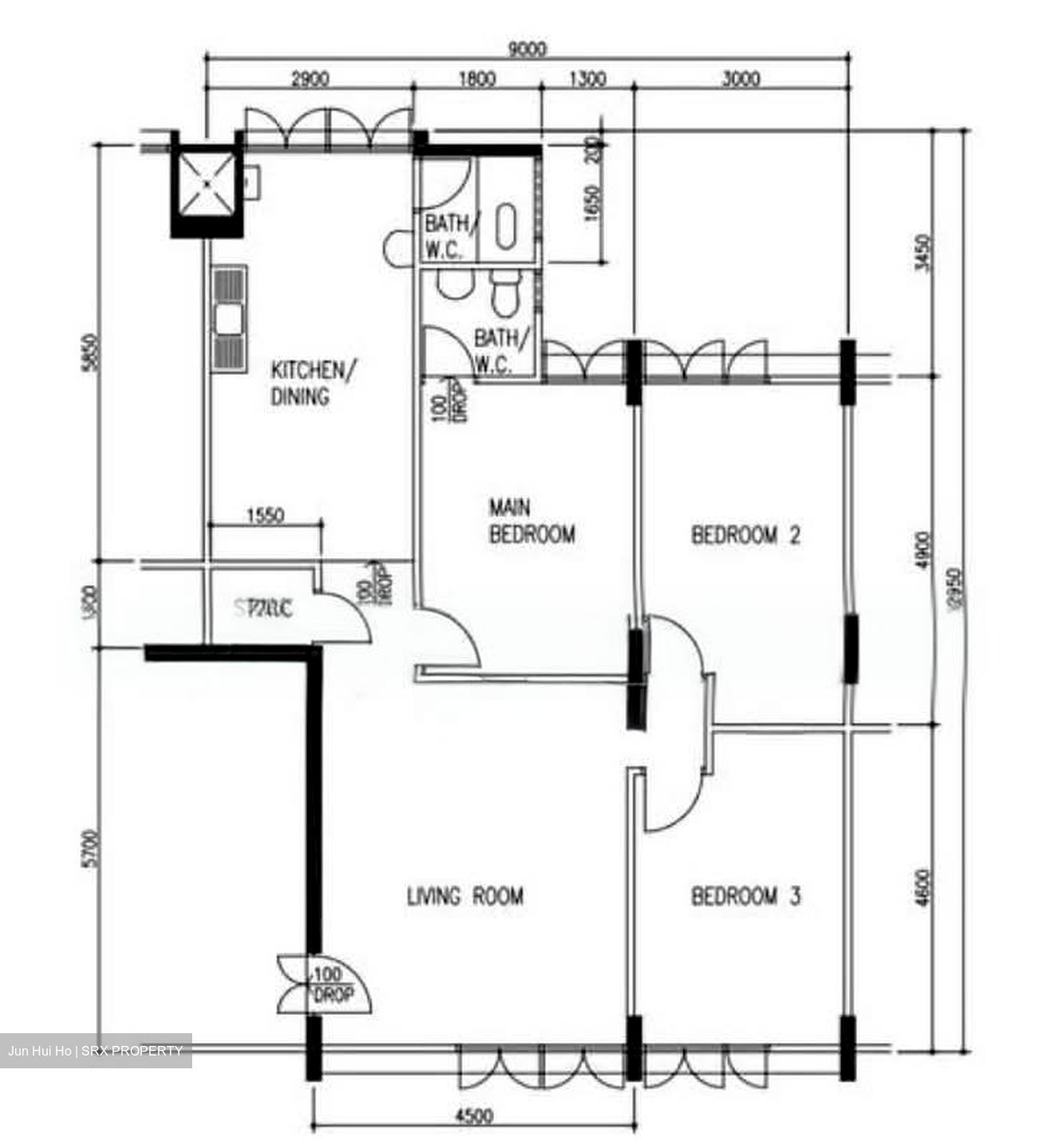 Blk 229 Boundary Ville (Serangoon), HDB 4 Rooms #595741941